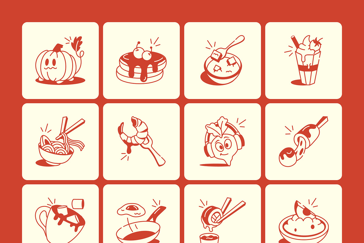 Food Doodles Icon, an Outline Icon by Vectors Market (Photo 7 of 9)