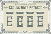 Artdeco (family font), a Serif Font by inumocca_type (Thumbnail 3 of 5)