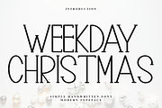 Weekday Christmas, a Serif Font by InermediaSTUDIO (Thumbnail 1 of 7)