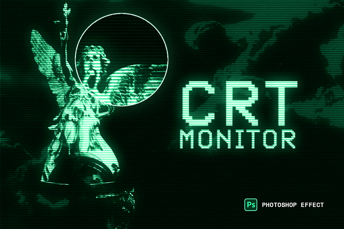 CRT Monitor Generator, a Layer Style Add-On by KXIRU (Photo 1 of 5)