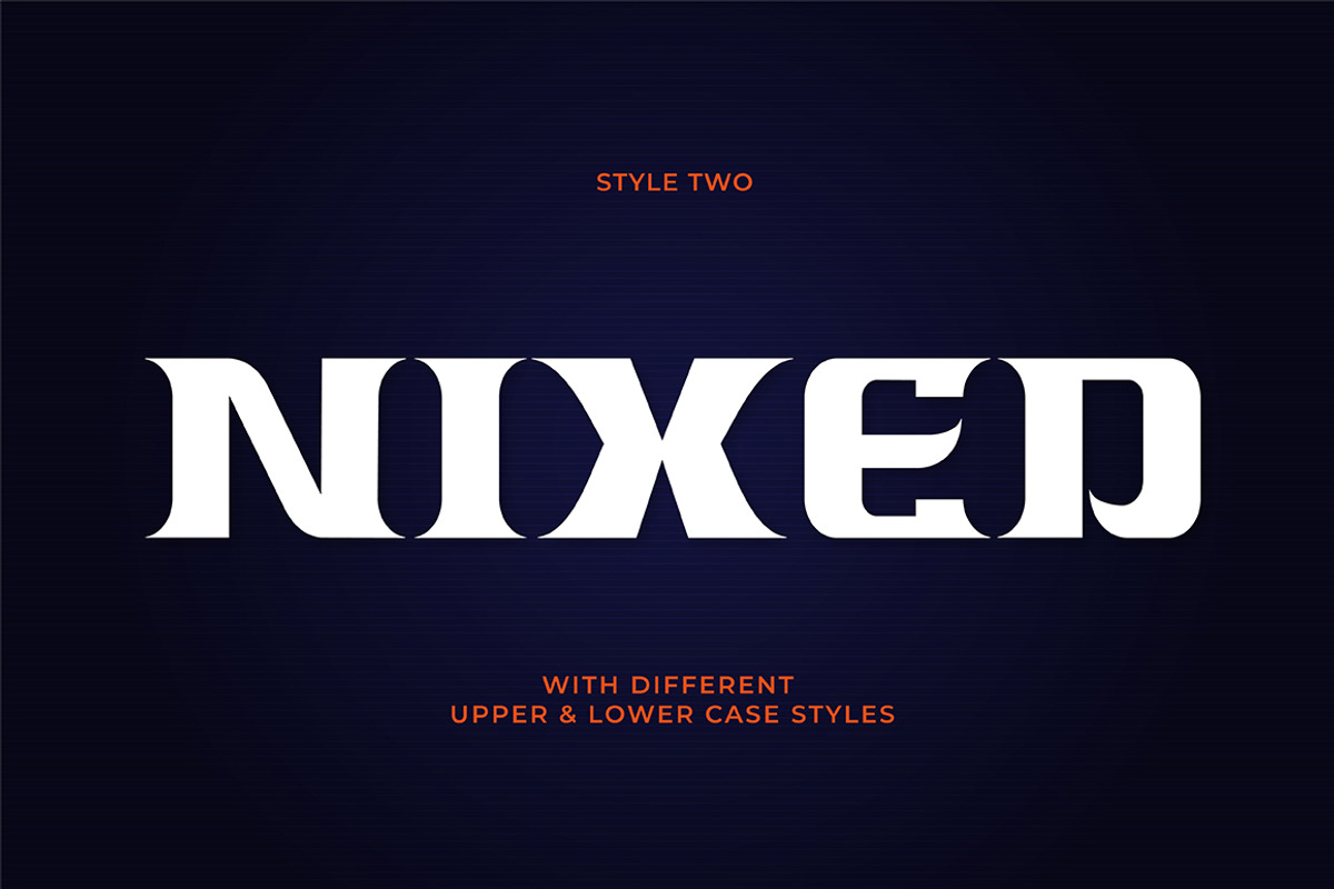 NIXED, a Sans Serif Font by Gatype (Photo 1 of 8)
