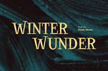 Winter Wunder - Christmas Serif Font