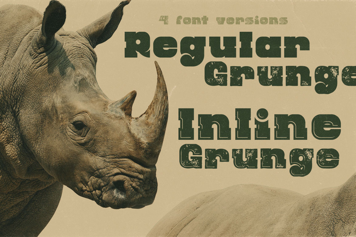 Rhino - Display Font preview 2
