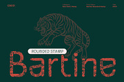Bartine Rounded Stamp, a Sans Serif Font by Craft Supply Co. (Thumbnail 1 of 8)