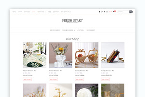 FreshStart - Blog WordPress Theme