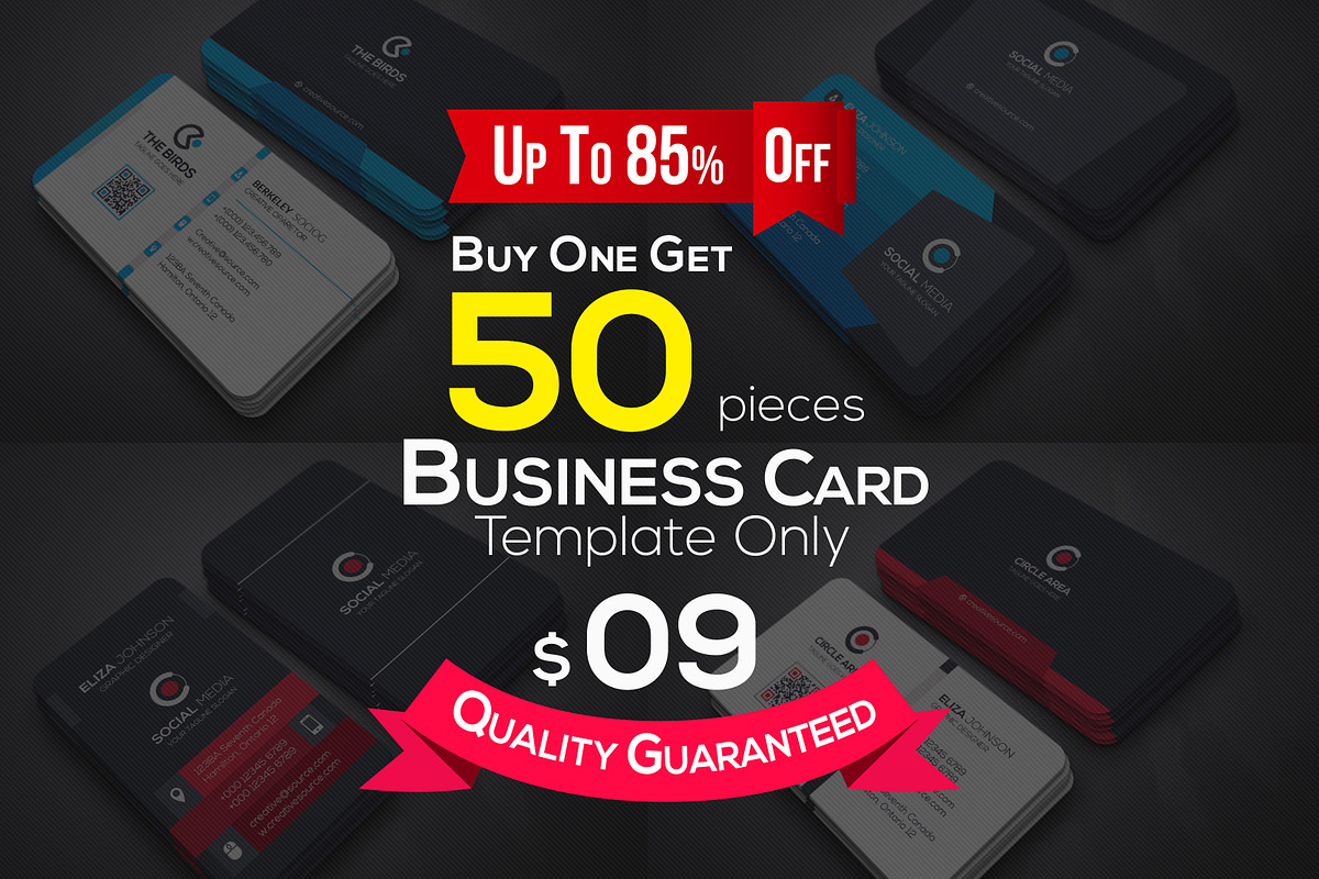 Business Cards Bundle 50, a Business Card Template by Genereux Art (Photo 1 of 14)