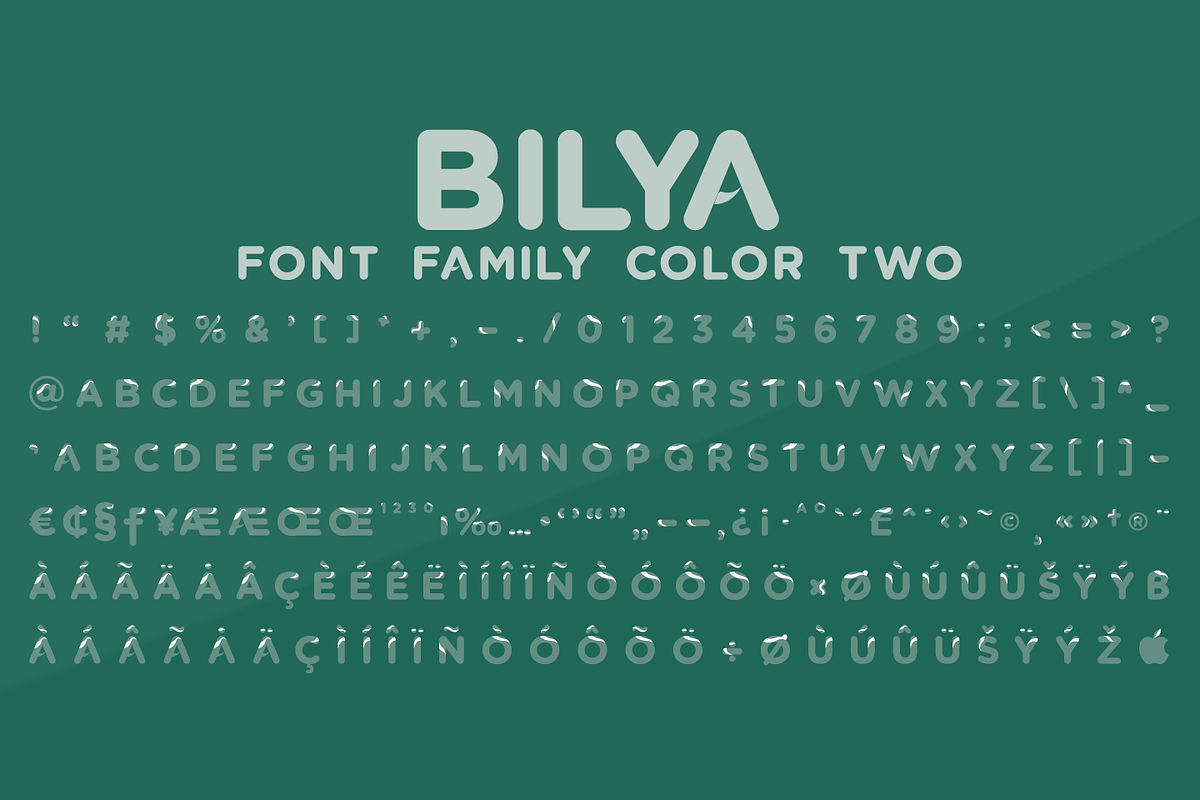 Bilya Layered, a Font by CRR | NTN (Photo 12 of 16)