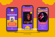 Justinea Instagram Template, a Social Media Template by Creatchees.std (Thumbnail 4 of 5)