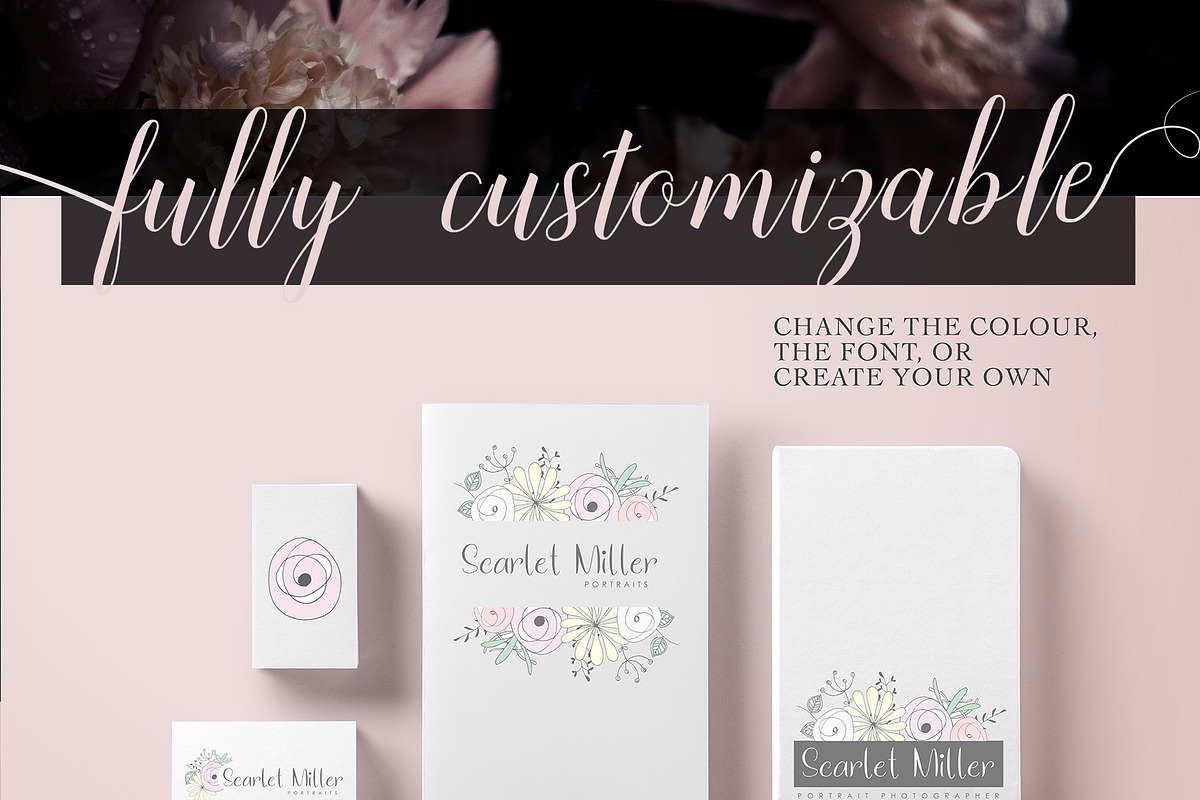 Feminine Logo & Branding Pack, a Branding & Logo Template by Pretty ...