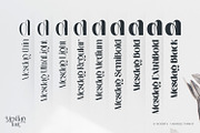 Mesdag Font - unique and chic family, a Sans Serif Font by creativemedialab (Thumbnail 3 of 14)