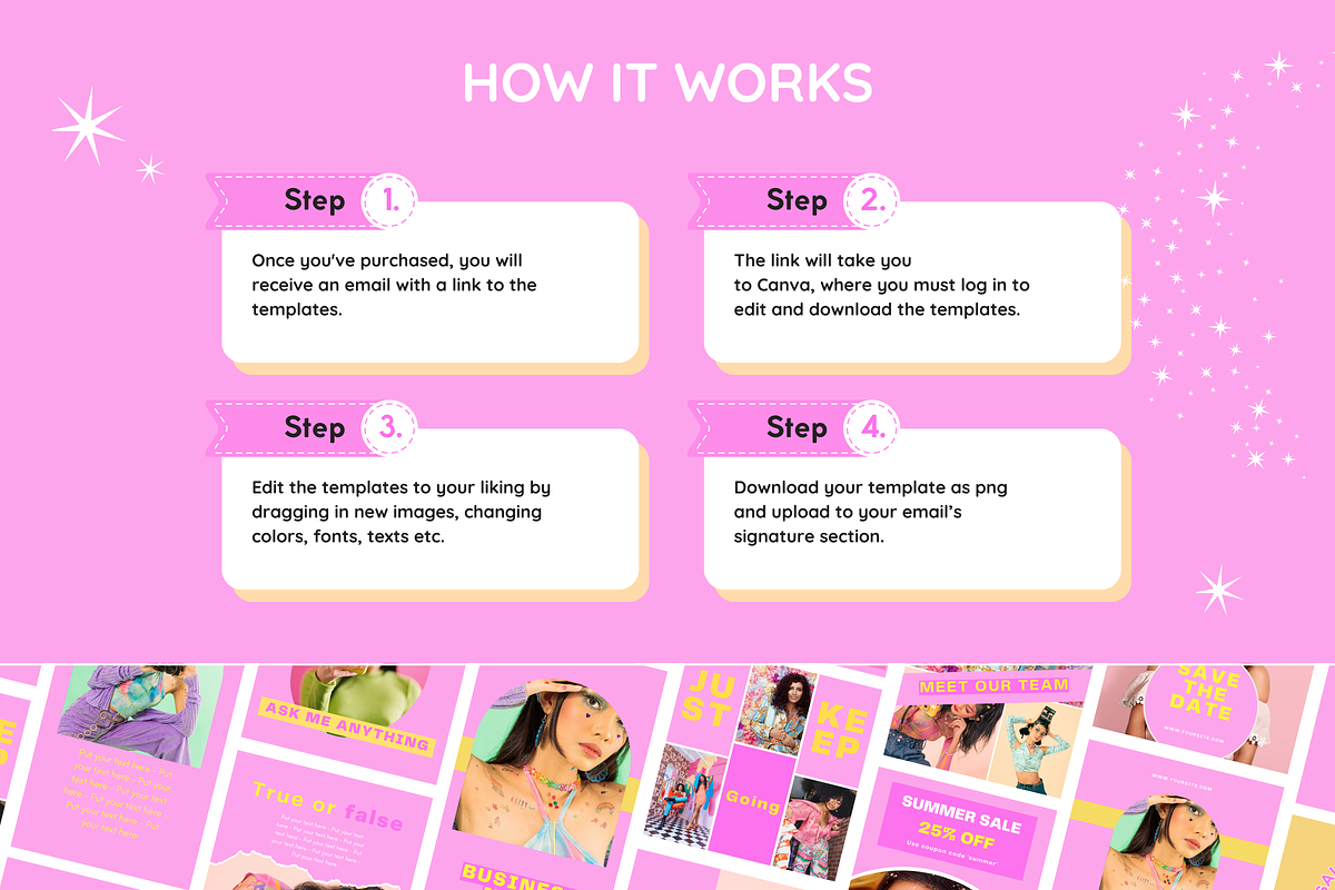 Canva Email Signature Bundle, an Email Template by SunshineStudioBoutique (Photo 9 of 9)