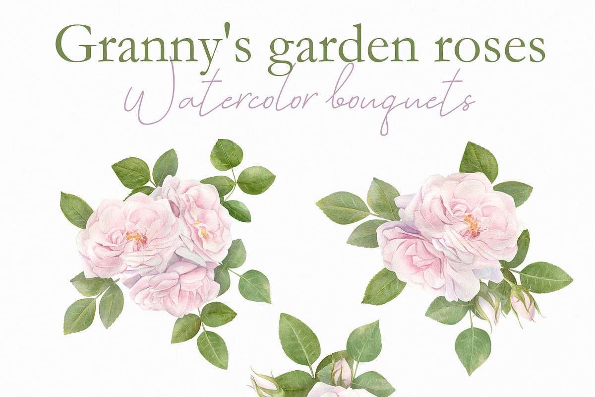 Pink Rose Pattern & Illustration, a Pattern Graphic by NataliArkushArt (Photo 10 of 15)