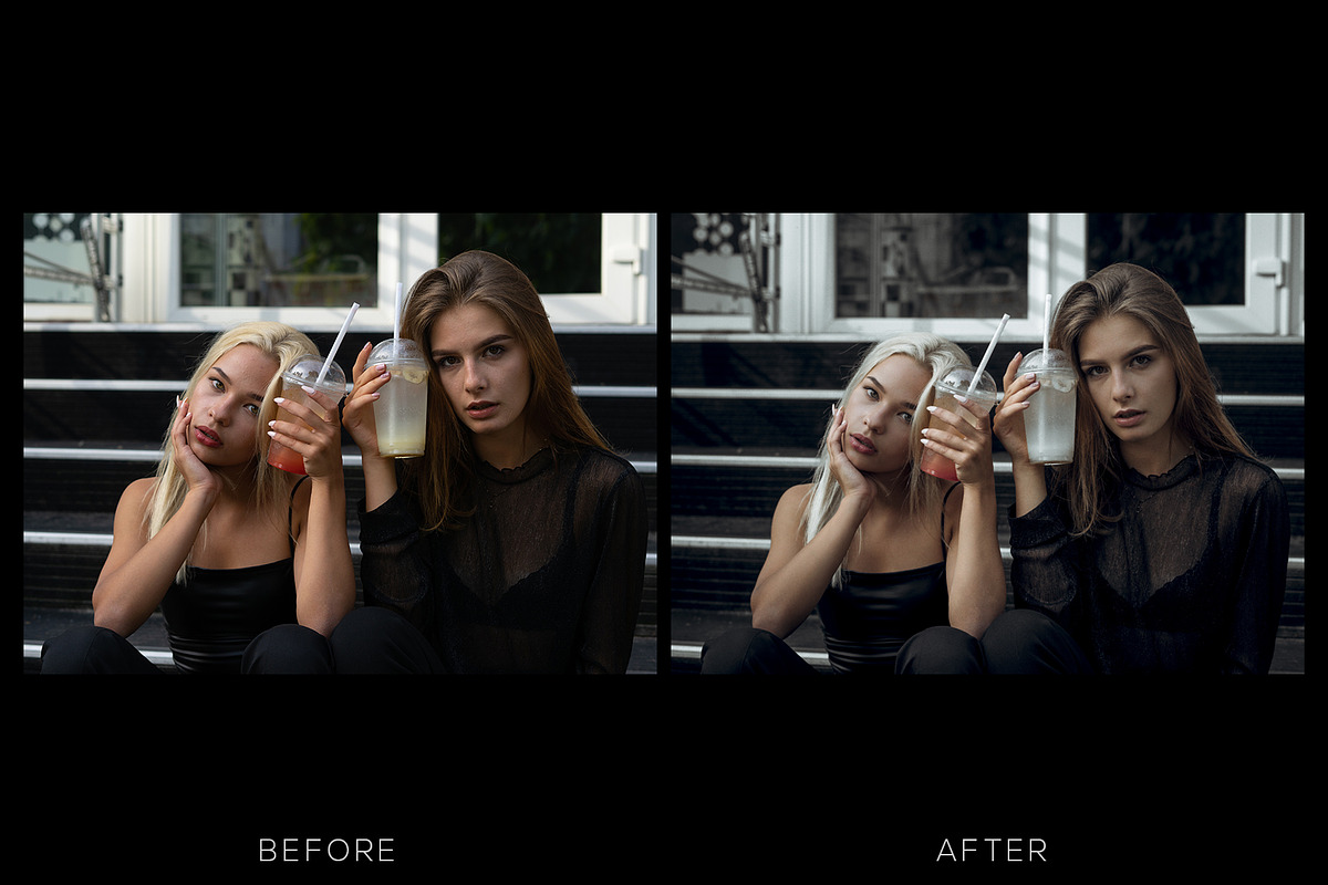 5 Dark style Lightroom presets, an Action Add-On by Elijah (Photo 11 of 11)