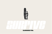 Blockhaus | A Bold Display Font, a Sans Serif Font by Bend Industries (Thumbnail 1 of 7)