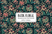Batik Floral Summer Patterns, a Pattern Graphic by ASTUDIO (Thumbnail 8 of 8)