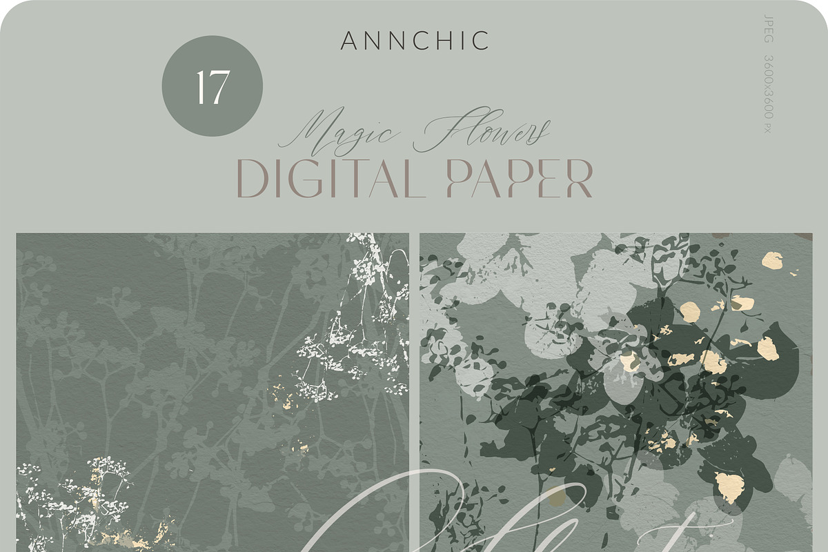 Botanical Bundle watercolor flowers, a Texture Graphic by Anna Sokol (Photo 34 of 89)