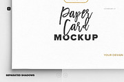 7x5in Paper Card Mockup Set, a Mockup by Custom Scene (Thumbnail 9 of 10)