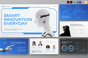 Futuristic Presentation Template, a Presentation Template by BrandPacks (Thumbnail 1 of 7)