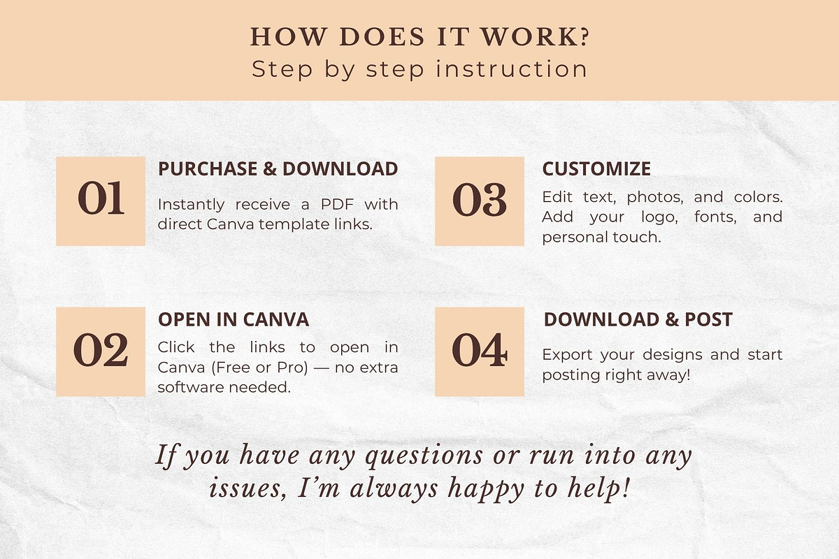 Bakery Instagram Template Canva, a Marketing Template by Anna Design Studio (Photo 11 of 11)