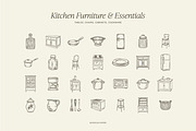 INTERIOR DESIGNER line art clipart, an Object Illustration by Crocus Paperi (Thumbnail 5 of 13)