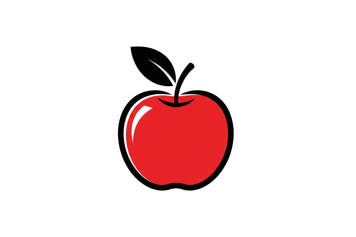Apple Fruit Vector Icon Bundle, an Illustration by musafir_fashion (Photo 22 of 49)
