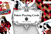 Minimalist Flat Playing Cards, an Object Illustration by Retro Graphic Box (Thumbnail 1 of 6)