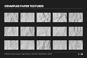 Crumpled Paper Textures, a Texture Graphic by Gravito (Thumbnail 3 of 7)