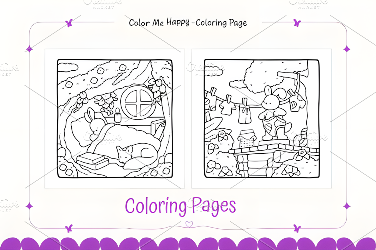 Easter Fun Coloring Book, a Seasonal Illustration by Ink Gallery (Photo 3 of 3)
