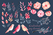 Briella - watercolor set, an Illustration by Charushella (Thumbnail 2 of 7)