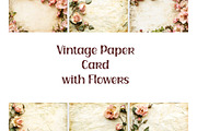 Vintage Paper Cards with Flowers, a Graphic by VetalStock (Thumbnail 1 of 5)