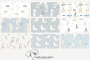 70 pastel marine seamless pattern, a Pattern Graphic by Poppy Lane Studio (Thumbnail 3 of 10)
