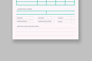 Fitness Planner for Daily Workout, a Stationery Template by ContestDesign (Thumbnail 3 of 3)