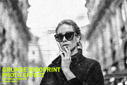 Grunge Risoprint Photo Effect, a Layer Style Add-On by alexdndz (Thumbnail 1 of 3)