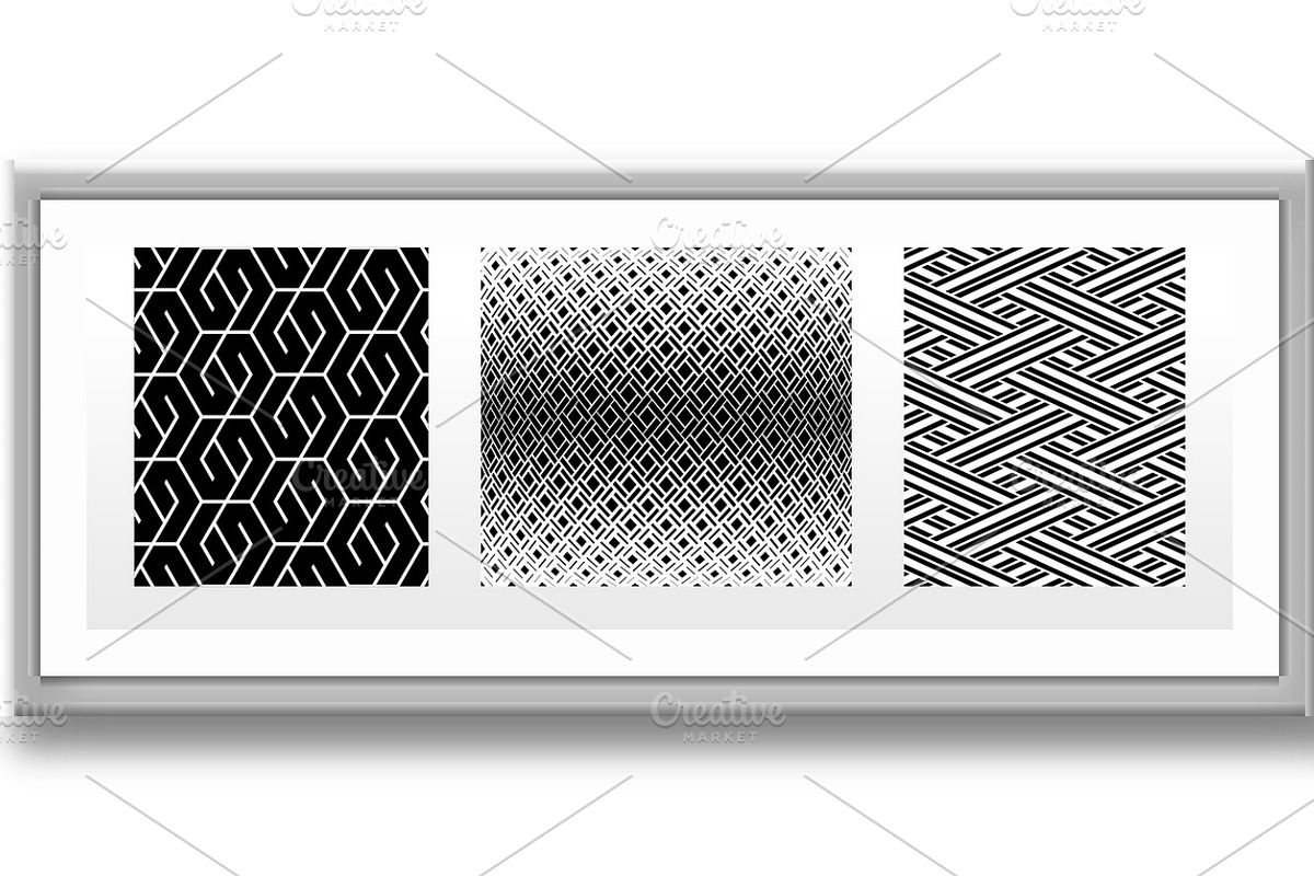 Geometric set of patterns, a Pattern Graphic by RODINA (Photo 3 of 3)