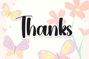 Butterfly | Script Font, a Handwritten Font by Scratchones (Thumbnail 9 of 9)