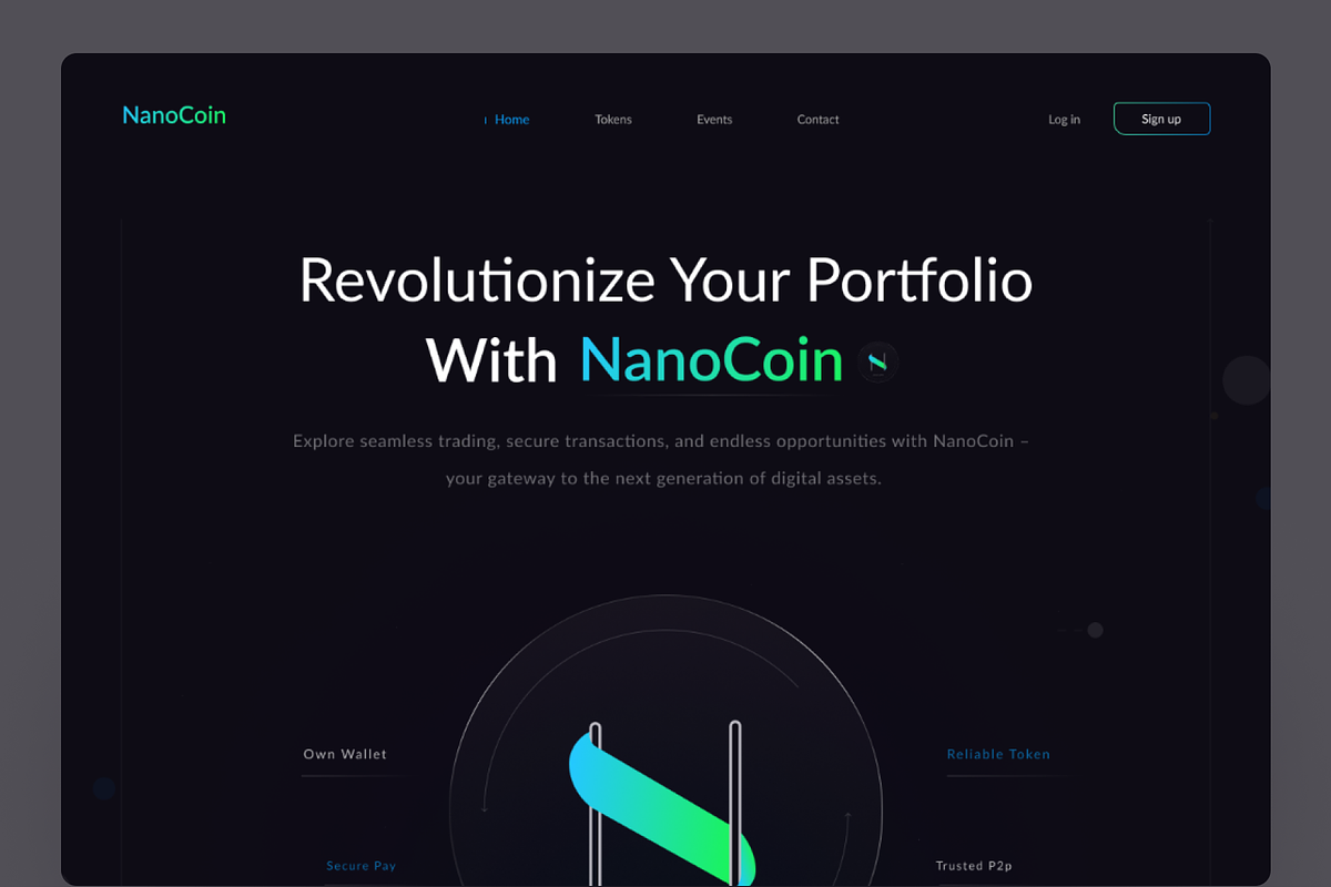 Crypto Design Page, a Landing Page Template by justmansoor (Photo 4 of 4)