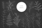Fresh greenery frames and patterns, a Decorative Illustration by marie dricot (Thumbnail 15 of 16)