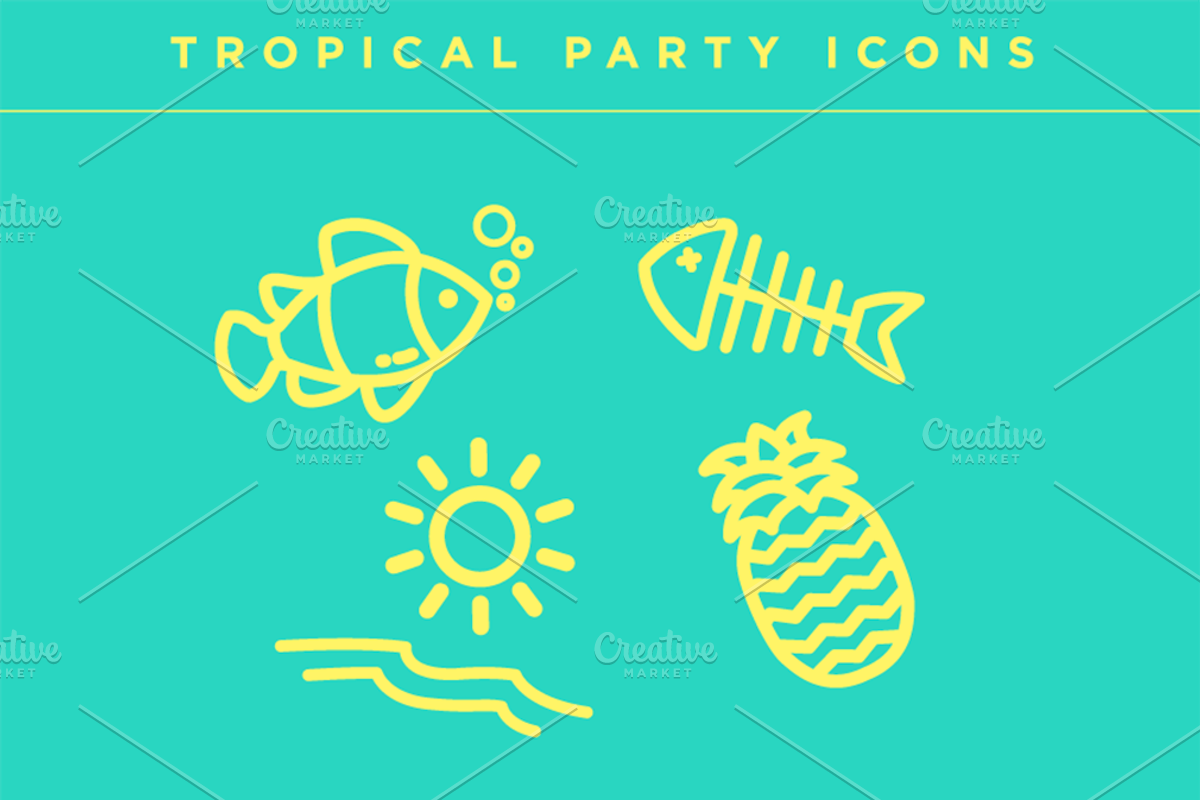 Party Vector Shapes, an Outline Icon by alex aitken (Photo 4 of 5)