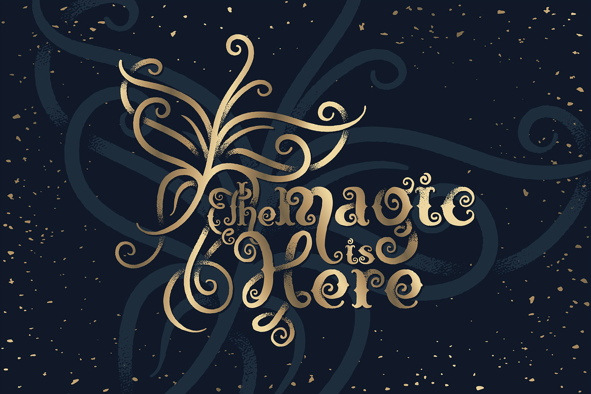 Magic Garden Font & Graphics preview 2
