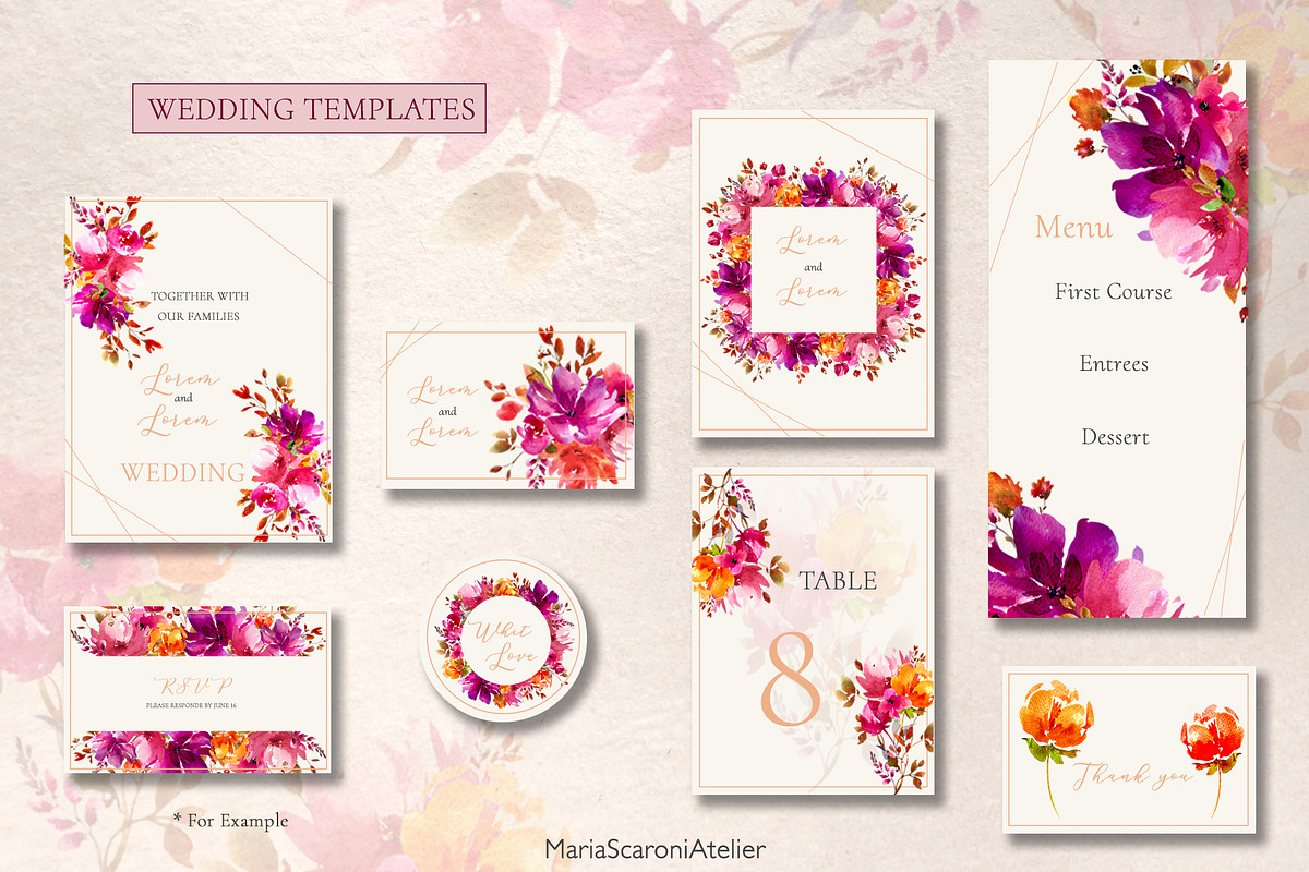 Bright Autumn Watercolor, an Illustration by MariaScaroniAtelier (Photo 7 of 7)
