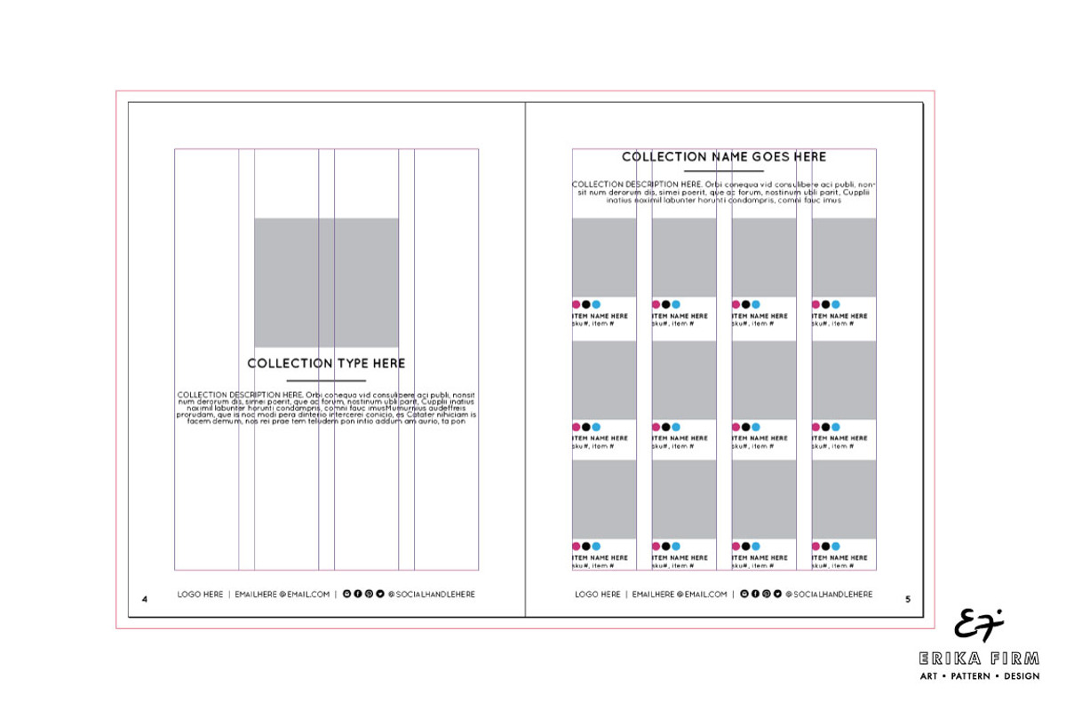 4.25 x 5.5 ID Catalog Template, a Magazine Template by Erika Firm (Photo 3 of 5)