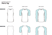 Men's Compression Vector Template, a Bottom Mockup by Supah Shop (Thumbnail 2 of 5)