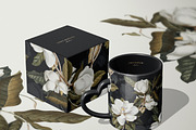 Magnolia Floral Paper Pack, a Pattern Graphic by paper aesthetic (Thumbnail 3 of 8)