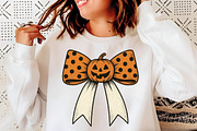 Halloween Bow PNG Pumpkin Ghost, an Illustration by Libby Wishes (Thumbnail 4 of 6)