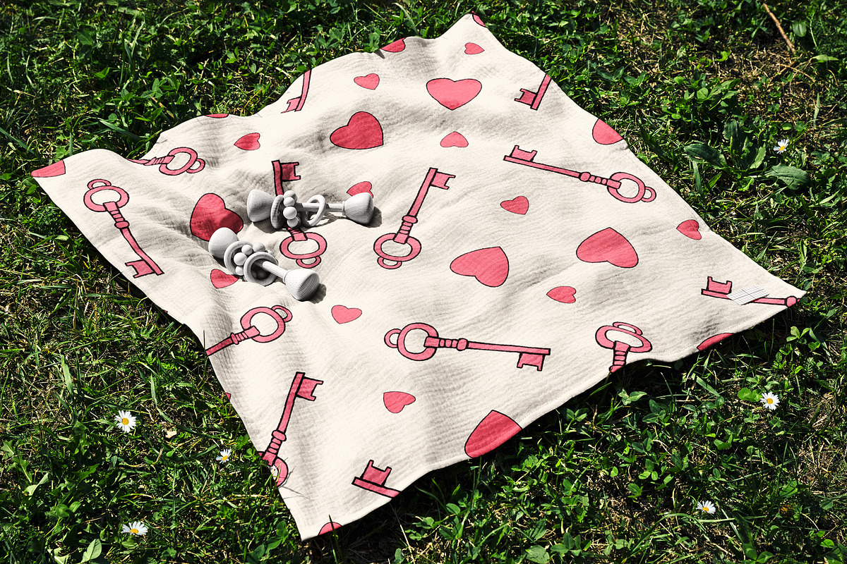 Whimsical Valentine Seamless Pattern, a Pattern Graphic by Groovy Arts (Photo 3 of 5)