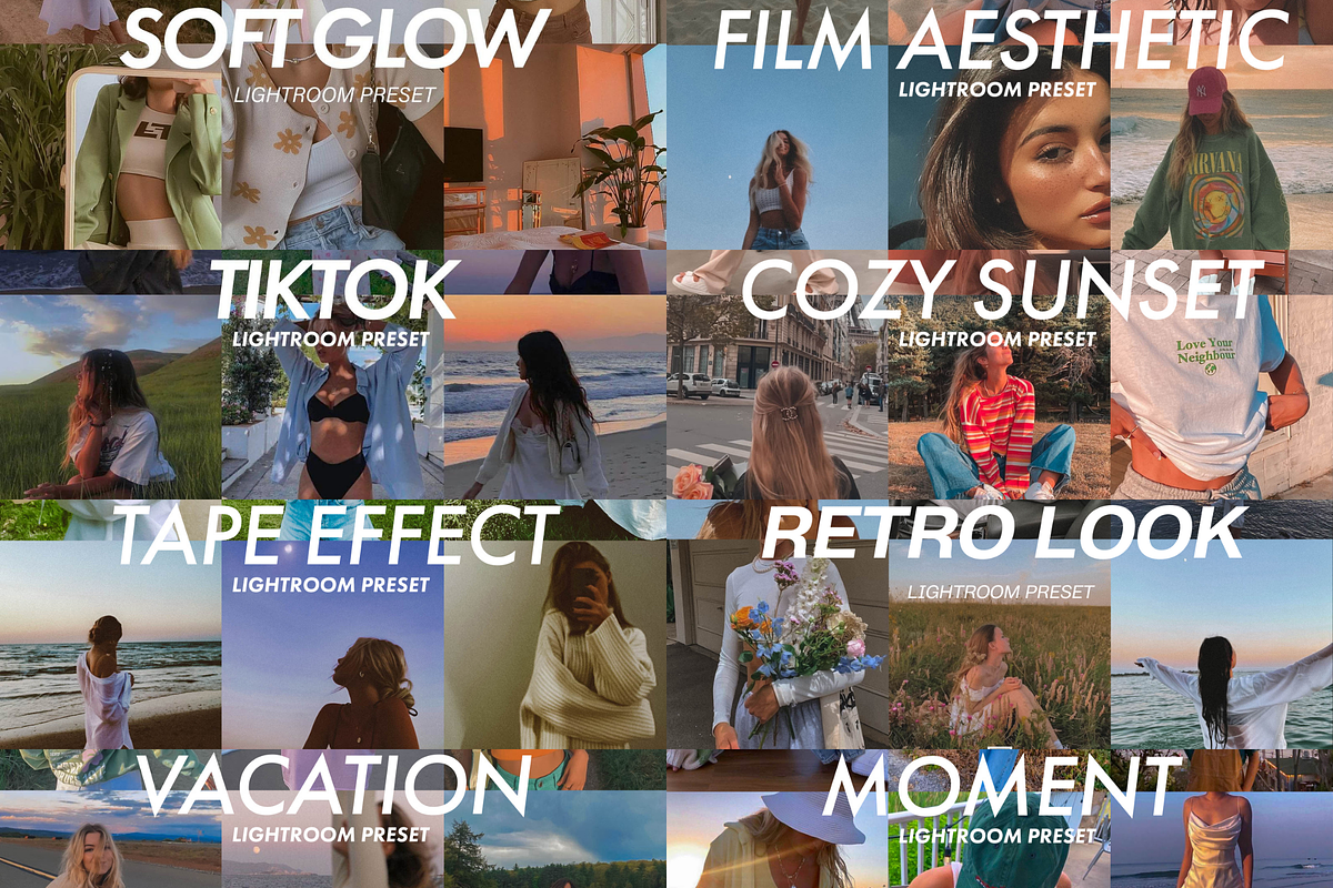 Pack 8 Vacation Lightroom Presets, an Action Add-On by LesyShopDesign (Photo 1 of 10)