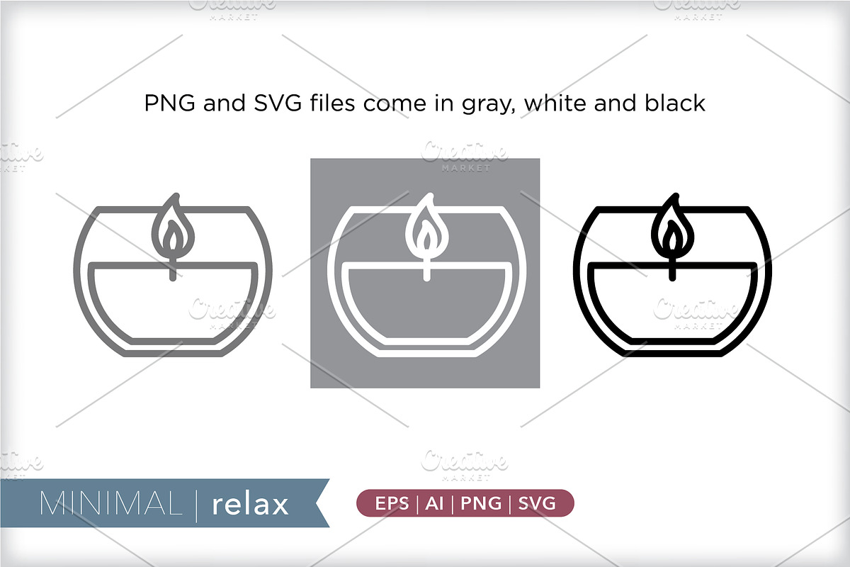 Minimal relaxation icons, an Outline Icon by Picture Window (Photo 2 of 5)