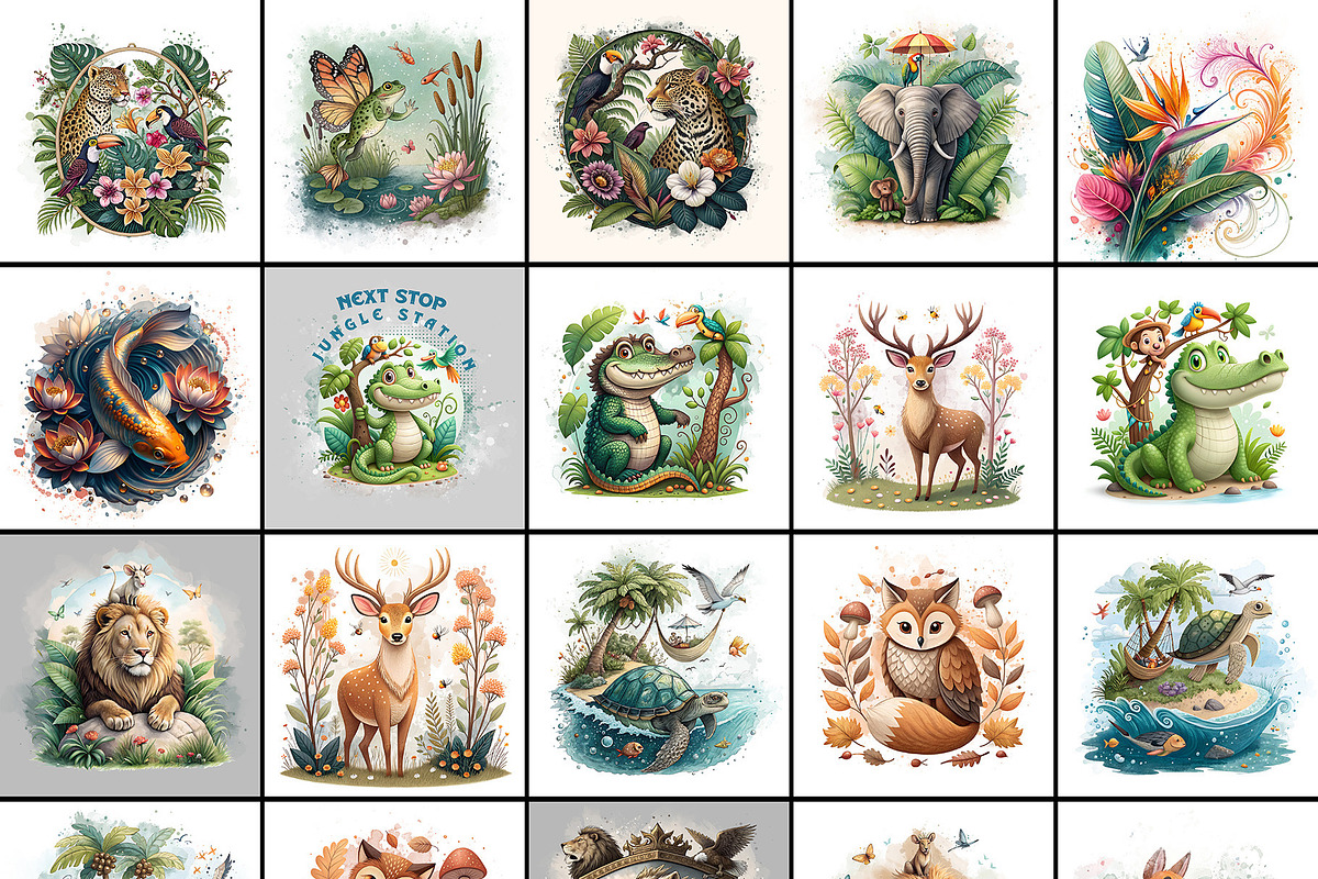 PNG Clipart for T-Shirts & Wall Art, a Decorative Illustration by MRI STUDIO (Photo 2 of 42)
