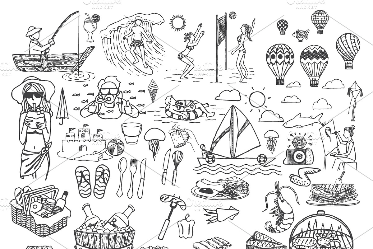 98 % OFF 2200++ Design elements, an Animal Illustration by Somjai King (Photo 30 of 45)