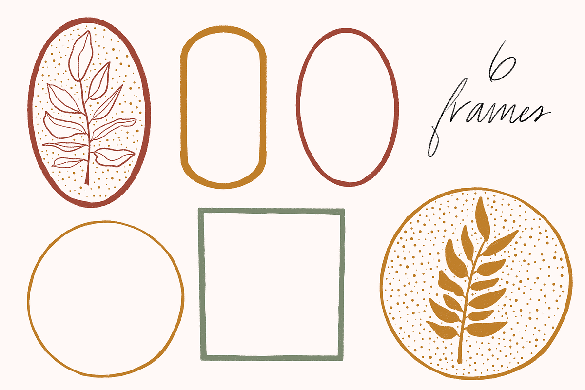 60+ Botanical Logo Elements, an Illustration by Madewest Supply Co. (Photo 3 of 7)